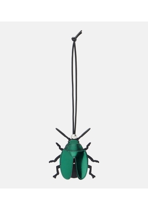 JW Anderson Beetle metallic leather bag charm