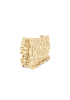 Nikki Beach Kara Crossbody Bag in Beige.