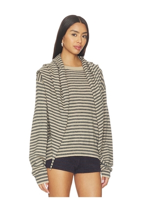 LIONESS Olsen Knit in Tan,Grey. Size S. Also in XXS, XS, M, L, XL.