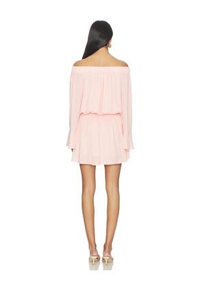 MORE TO COME Chandler Mini Dress in Blush. Size XS. Also in XXS, S, M.