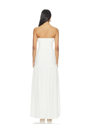 Lovers and Friends Tova Gown in White. Size XXS. Also in XS, S, M, L, XL.