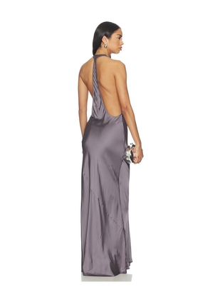 NBD Pushpa Gown in Grey in Grey. Size XXS. Also in L, M, XL.