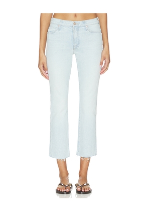 MOTHER The Rascal Flood Fray Jeans in Blue. Size 23. Also in 24, 25, 26, 27, 28, 29, 30, 31, 32, 33, 34.