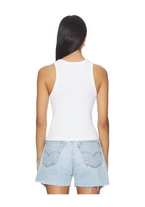 MOTHER The Chin Ups Chop Top in White. Size XS. Also in S, M, XL.