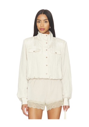 Lovers and Friends Logan Jacket in Tan. Size XXS. Also in XS, S, M, L, XL.