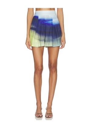 Mayle Vasquez Serenito Short in Blue,Green. Size S. Also in M, L, XL.