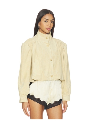 LIONESS Luminous Jacket in Tan. Size XXS. Also in S, M, L, XL, XXL.