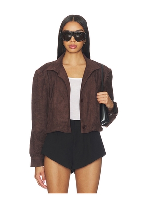 LIONESS Luminous Jacket in Brown. Size XXS. Also in L, M, S, XL, XS, XXL.