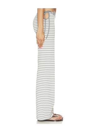 LIONESS Bloom Tie Pant in Grey. Size XXS. Also in S, XL.