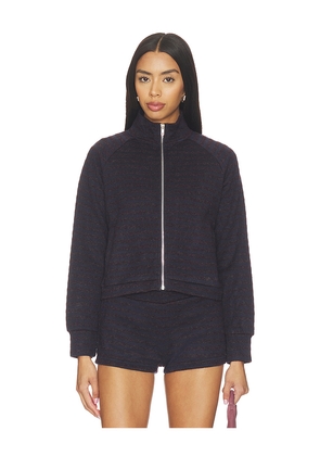 LIONESS Bloom Knit Jacket in Purple. Size XXS. Also in L, M, S, XL, XS.