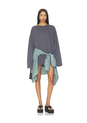 LIONESS Bloom Mini Dress in Navy. Size XXS. Also in L, M, S, XL, XS.