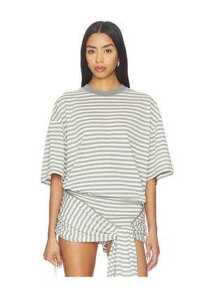 LIONESS Bloom Short Sleeve Tee in Grey. Size XXS. Also in M, S, XS.