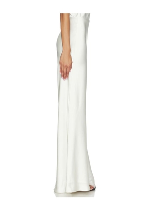 Norma Kamali Bias Elephant Pant in White. Size XXS. Also in L, M, S, XL, XS.