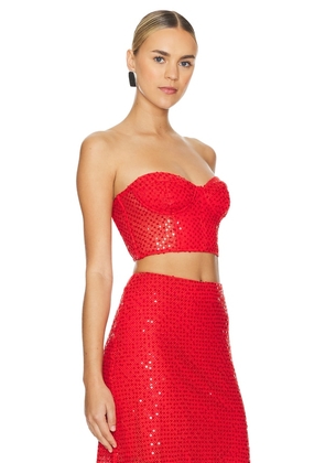 Sabina Musayev Colton Top in Red. Size S. Also in M.