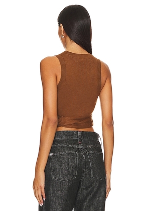 SOVERE Plains Drift Tank in Chocolate. Size XL. Also in L.
