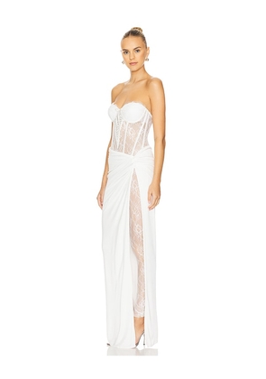 retrofete Carla Jumpsuit in White. Size M. Also in XXL.