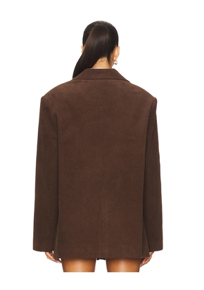 SEROYA Hera Blazer in Chocolate. Size S. Also in M, XL.