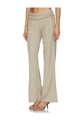 Tiger Mist Fedra Pant in Beige. Size S. Also in XS, M.