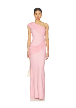 superdown Fleur Maxi Dress in Pink. Size XS. Also in XXS, S, M.