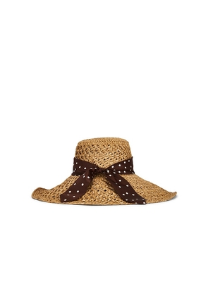 Rag & Bone Garden Straw Hat in Neutral. Size S. Also in M, L.