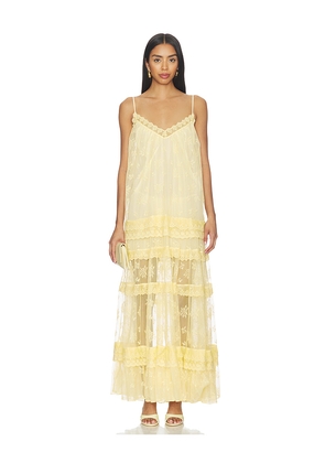 Tularosa Gracie Maxi Dress in Yellow. Size XXS. Also in L, M, S, XL, XS.