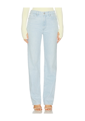 PAIGE Stevie Straight Leg Jeans in Blue. Size 23. Also in 24, 25, 26, 27, 28, 29, 30, 31, 32, 33, 34.