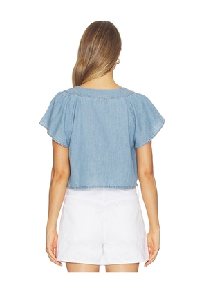 PAIGE Belle Top in Blue. Size XXS. Also in XS, S, M.