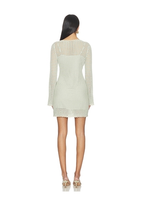 PAIGE Ariel Dress in Green. Size XXS. Also in XS, S, M, L, XL.