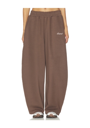 SSAINT Barrel Pants in Brown. Size XS. Also in S, M.