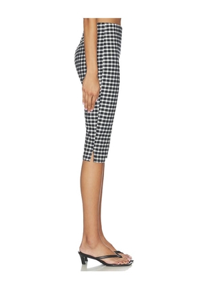 Posse Chiara Capri in Black,White. Size XS. Also in S, M, L.