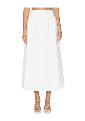 Theory Front Vent Volume Skirt in White. Size 4. Also in 00, 0, 2, 6, 8, 10.