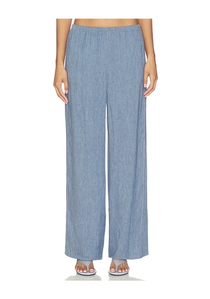 Theory Denim Slit Pant in Blue. Size S. Also in M, L, XL.