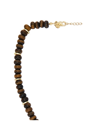 petit moments Elfie Necklace in Brown.