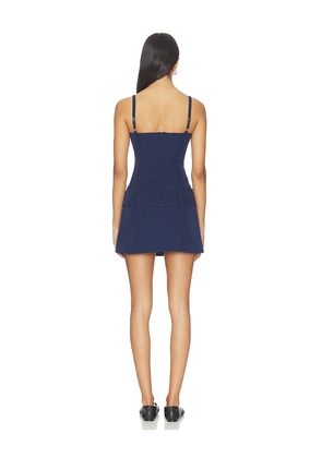 Sandy Liang Hami Dress in Navy. Size 2. Also in 4.