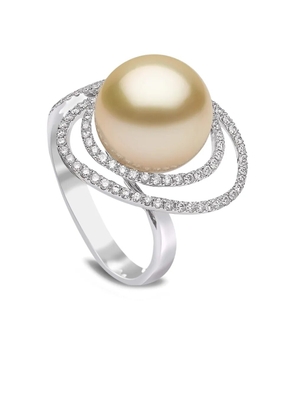 Yoko London 18kt white gold South Sea-pearl and diamond ring - Silver