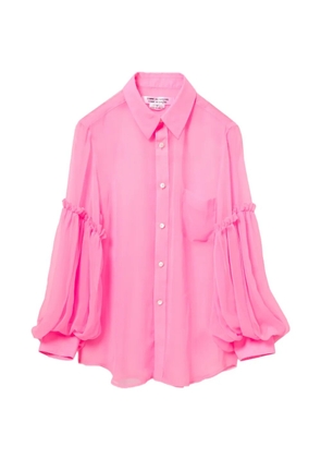 Comme Des Garçons Comme Des Garçons ruffled shirt - Pink