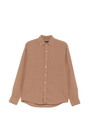 Deperlu Flynn curved-hem shirt - Neutrals