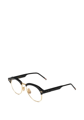 Thom Browne Eyewear browline-frame glasses - Black