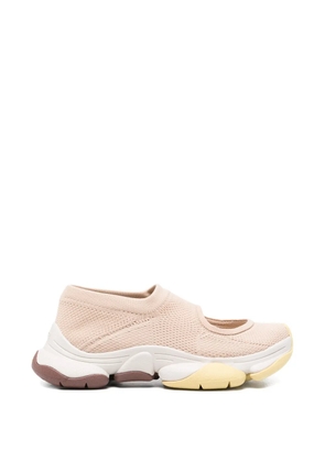 Camper x Issey Miyake cut-out knit sneakers - Neutrals