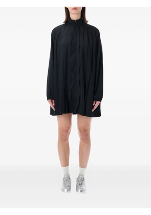 Nike pleated high-neck dress - Black