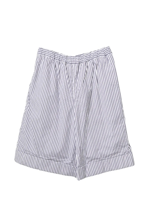 Comme Des Garçons Comme Des Garçons striped shorts - White