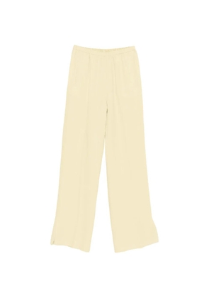 Forte Forte elasticated-waist linen trousers - Neutrals