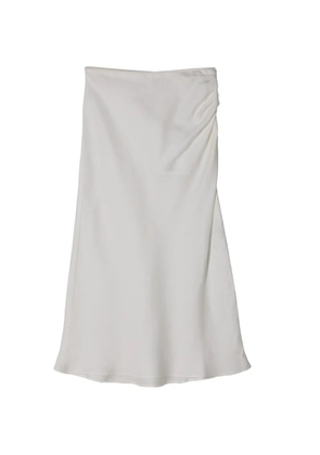 House Of Dagmar draped midi skirt - White
