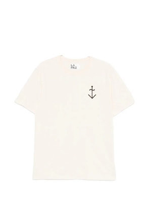 LA PAZ logo-print T-shirt - Neutrals