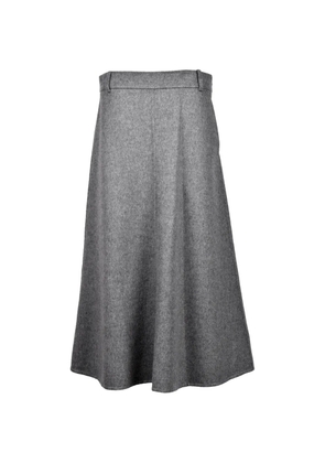 Brunello Cucinelli A-line midi skirt - Grey
