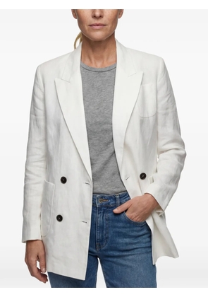 Brunello Cucinelli double-breasted blazer - White