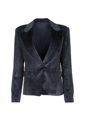 Brunello Cucinelli textured blazer - Blue