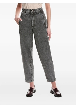 Brunello Cucinelli acid-wash belt-loop jeans - Grey