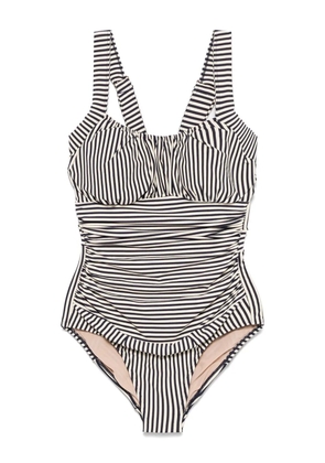 Marlies Dekkers striped swimsuit - BLUE ECRU