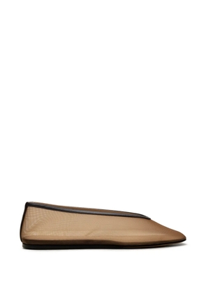 Le Monde Beryl Luna mesh ballet flats - Brown